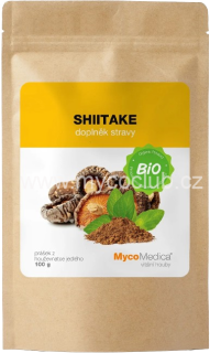 Mycomedica Shiitake prášek BIO 100 g